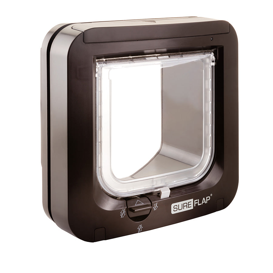 SureFlap Microchip Cat Flap Brown – Small Automatic Pet Door