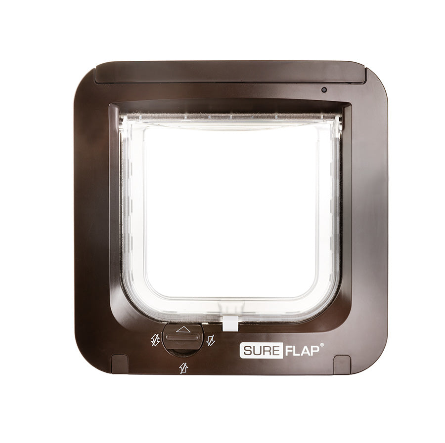 SureFlap Microchip Cat Flap Brown – Small Automatic Pet Door