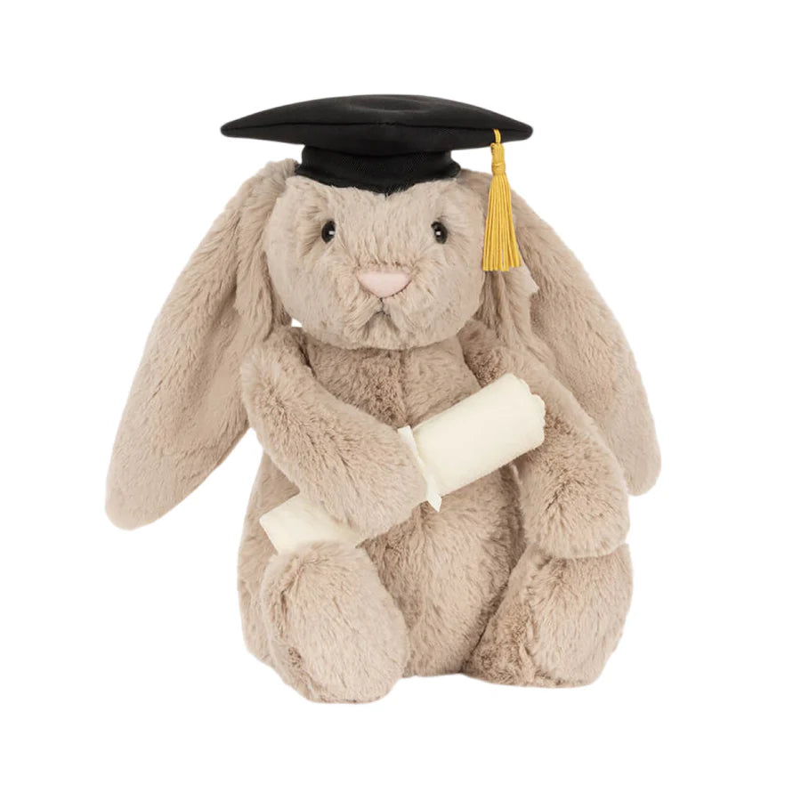 Jellycat Bashful Bunny Graduation Outfit Soft Toy